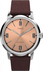 Zegarek Timex Zegarek męski Timex TW2W33800 brązowy. Brązowe zegarki męskie Timex, bez wzorów. Za 1,299.00 zł.