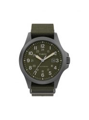 Timex Zegarek Expedition North Field Post Solar TW2V03700 Zielony. Zielone, analogowe zegarki męskie Timex, bez wzorów. Za 809.99 zł.
