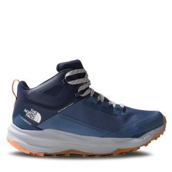 Trekkingi The North Face. Niebieskie obuwie trekkingowe damskie The North Face, bez zapięcia. Za 629.99 zł.