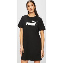 Puma - Sukienka. Czarne sukienki damskie Puma, na co dzień, s, bez wzorów, z bawełny, casualowe, bez kołnierzyka, bez ramiączek, mini, proste. W wyprzedaży za 129.90 zł.
