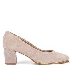 Czółenka Lasocki. Brązowe czółenka damskie Lasocki, bez wzorów, bez obcasa, bez zapięcia. Za 229.99 zł.