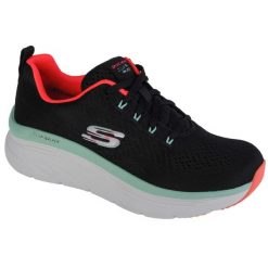 Buty sportowe Sneakersy damskie, Skechers D'Lux Walker - Fresh Finesse. Czarne obuwie sportowe damskie Skechers, bez wzorów, bez zapięcia, trekkingowe, Skechers Sport. Za 359.99 zł.