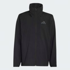 Kurtka przeciwdeszczowa Terrex Multi Essentials 2 Layer. Czarne kurtki męskie Adidas, l, bez wzorów, z materiału, klasyczne, bez kaptura. Za 439.00 zł.
