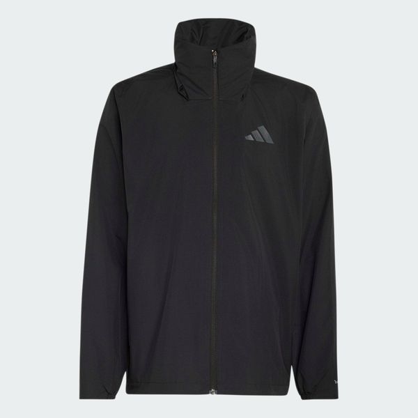 Kurtka przeciwdeszczowa Terrex Multi Essentials 2 Layer. Czarne kurtki męskie Adidas, l, bez wzorów, z materiału, klasyczne, bez kaptura. Za 439.00 zł.