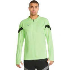 Bluza Puma Teamfinal Training 14 Zip, Mężczyźni. Zielone bluzy męskie Puma, m, bez wzorów, z poliesteru, bez ramiączek, bez kaptura. Za 290.00 zł.