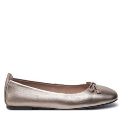 Baleriny Unisa. Żółte balerinki damskie Unisa, bez wzorów, bez obcasa, bez zapięcia. Za 339.99 zł.