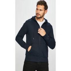 Tommy Hilfiger - Bluza. Niebieskie bluzy męskie Tommy Hilfiger, m, bez wzorów, z bawełny, bez ramiączek, z kapturem. W wyprzedaży za 399.90 zł.