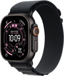 Smartwatch Apple Watch Ultra 3 GPS + Cellular 49mm Black Titanium / Alpine Loop M Czarny (MF0V4QP-A). Czarne zegarki smartwatch Apple, bez wzorów. Za 3,842.99 zł.