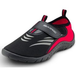 Buty do wody Aqua Speed 27D. Czarne buty sportowe męskie Aqua-Speed, bez wzorów, bez zapięcia. Za 45.90 zł.