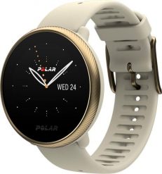Zegarek sportowy Polar Ignite 2 Beżowy (90085185). Brązowe zegarki sportowe Polar, bez wzorów, z polaru. Za 867.13 zł.