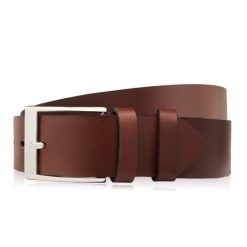 Pasek skórzany 130 cm brązowy PAOLO PERUZZI PG-05-BRS-130. Brązowe paski męskie Paolo Peruzzi, z jeansu, eleganckie. Za 59.99 zł.
