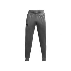 Spodnie dresowe z polaru Under Armour. Czarne spodnie sportowe męskie Under Armour, bez wzorów, z dresówki, do biegania. Za 286.00 zł.