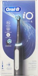 Oral-B IO Series 4 black toothbrush. Czarne szczoteczki elektryczne BRAUN. Za 348.72 zł.