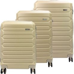 Pierre Cardin Mocna męska walizka z tworzywa ABS Pierre Cardin CASCADE MED04 x3 Z NoSize. Walizki męskie Pierre Cardin, bez wzorów. Za 649.00 zł.