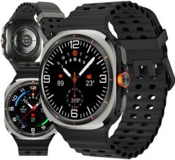 Smartwatch Diaway Smartwatch Zegarek Watch GPS Czarny Amoled Pro Rozmowy Sportowy Menu PL LTE U8 Ultra. Czarne zegarki smartwatch Diaway, bez wzorów. Za 479.99 zł.