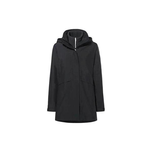 Parka dla kobiet VAUDE Idris. Czarne parki damskie Vaude, na jesień, s, bez wzorów, z materiału, bez kaptura. Za 1,099.00 zł.