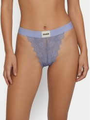 HUGO Stringi 50535036 Fioletowy. Fioletowe majtki damskie Hugo, z syntetyku. Za 109.99 zł.