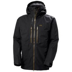 Kurtka narciarska Helly Hansen Atlas Infinity H2flow Shell. Czarne kurtki sportowe męskie Helly Hansen, na lato, l, bez wzorów, z dzianiny, bez kaptura, narciarskie, primaloft. Za 3,341.50 zł.