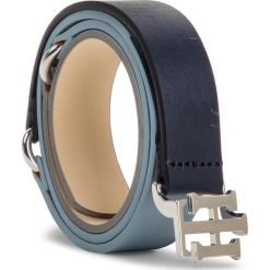 Pasek Damski TOMMY HILFIGER - New Seasonal Belt 2.5 AW0AW006163 902. Niebieskie paski damskie Tommy Hilfiger, bez wzorów, ze skóry. W wyprzedaży za 139.00 zł.