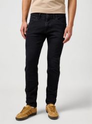 WRANGLER MĘSKIE SPODNIE JEANSOWE WRANGLER BRYSON JETSTORM NOIR 112362429. Jeansy męskie Wrangler, z jeansu. Za 209.99 zł.