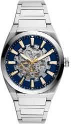 Zegarek Fossil Everett Zegarek męski niebieska tarcza 42 mm (ME3220). Niebieskie zegarki męskie FOSSIL, bez wzorów. Za 915.99 zł.
