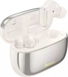 Hoco EQ20 Bezprzewodowe Słuchawki Bluetooth TWS ANC + ENC - Białe. Białe słuchawki bezprzewodowe Hoco. Za 54.48 zł.