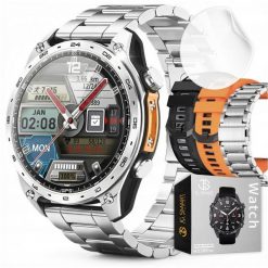 Smartwatch JG Smart HD300 Srebrny. Szare zegarki smartwatch JG Smart, bez wzorów. Za 329.90 zł.
