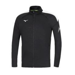 Kurtka z dresu Mizuno RB. Czarne kurtki męskie Mizuno, l, bez wzorów, z dresówki, sportowe, bez kaptura. Za 217.00 zł.