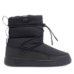 Śniegowce Puma. Czarne śniegowce damskie Puma, bez zapięcia. Za 399.99 zł.