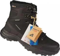 Buty trekkingowe męskie American Club Zimowe buty męskie śniegowce męskie American Club MHL148/24BL czarne 43. Czarne buty zimowe męskie American CLUB, na zimę, bez zapięcia. Za 209.00 zł.