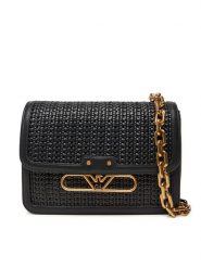 Emporio Armani Torebka EW001922 AF15873 UC001 Czarny. Czarne torebki do ręki damskie Emporio Armani, bez wzorów, ze skóry, bez dodatków. Za 1,849.00 zł.