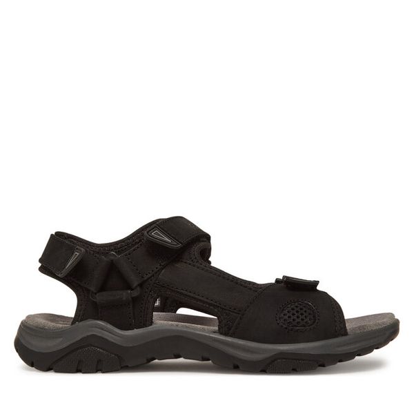 Sandały Bugatti. Czarne sandały męskie Bugatti, bez wzorów, bez zapięcia. Za 159.99 zł.