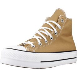 Tenisówki Converse Model Chuck Taylor All Star Platform Kolor Brązowy. Brązowe trampki i tenisówki damskie Converse, bez wzorów, z gumy, bez zapięcia. Za 397.85 zł.