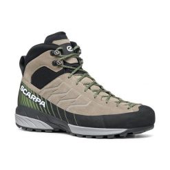 Buty trekkingowe męskie Scarpa Mescalito Mid GTX. Szare buty zimowe męskie Scarpa, bez wzorów, bez obcasa, bez zapięcia. Za 789.99 zł.