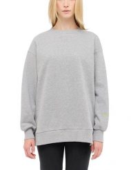 Damska bluza nierozpinana Mustang Style Kimberly Mid Grey Mélange 1015949 4140. Szare bluzy damskie Mustang, l, bez wzorów, bez ramiączek, bez kaptura. Za 149.99 zł.