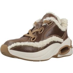 Buty MICHAEL KORS TONI TRAINER Brązowy. Brązowe obuwie trekkingowe damskie MICHAEL KORS ACCESS, ze skóry, bez zapięcia. Za 875.99 zł.
