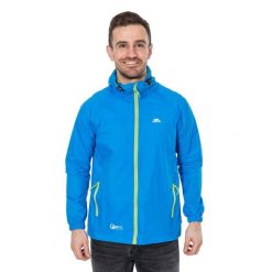 Kurtka Wodoodporna Unisex Dla Dorosłych Qikpac. Niebieskie kurtki męskie Trespass, s, bez wzorów, z materiału, z kapturem. Za 164.99 zł.