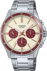 Zegarek Casio ZEGAREK MĘSKI CASIO MTP-1374D-5A2 (zd063g) + BOX. Zegarki męskie Casio, bez wzorów. Za 433.05 zł.