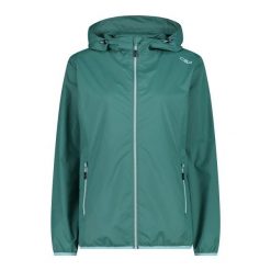 Kurtka damska turystyczna CMP 32X5796. Zielone kurtki sportowe damskie CMP, xl, bez wzorów, bez ramiączek, bez kaptura, trekkingowe. Za 225.00 zł.