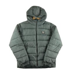 Second life - Stara szara kurtka puchowa męska Y2K - Stan bardzo dobry. Szare kurtki męskie Fila, m, bez wzorów, z puchu, retro, bez kaptura. Za 169.16 zł.