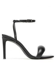 Steve Madden Sandały Entice SM11001844-02002-001 Czarny. Czarne sandały damskie Steve Madden, bez wzorów, ze skóry, bez obcasa, na szpilce, bez zapięcia. Za 329.99 zł.