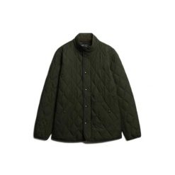 Kurtka puchowa Superdry Estate. Zielone kurtki męskie Superdry, m, bez wzorów, z puchu, bez kaptura. W wyprzedaży za 468.85 zł.