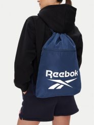 Reebok Worek RBK-B-044-CCC Granatowy. Niebieskie torebki do ręki damskie Reebok, bez wzorów, z materiału, bez dodatków. Za 59.99 zł.