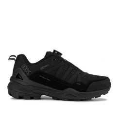 Buty męskie sportowe trekkingowe DK VENOM SOFTSHELL. Czarne trekkingi męskie DK, z materiału, bez zapięcia. Za 199.00 zł.