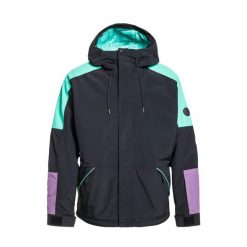 Kurtka narciarska męska Quiksilver Radicalo - Technical Snow. Czarne kurtki sportowe męskie Quiksilver, na zimę, m, bez wzorów, z nylonu, bez kaptura, narciarskie. Za 620.00 zł.