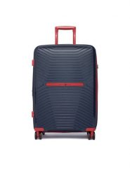 Beverly Hills Polo Club Walizka średnia CEO-BHPC-WAL-005-M Granatowy. Niebieskie walizki męskie Beverly Hills Polo Club, bez wzorów, średnie. Za 359.99 zł.