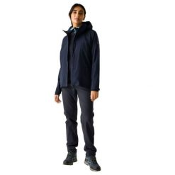 Damska Kurtka Wodoodporna Switch Up III. Niebieskie kurtki sportowe damskie Dare 2B, m, bez wzorów, z materiału, bez ramiączek, z kapturem, trekkingowe. Za 402.99 zł.