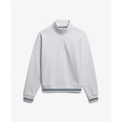 Sweter damski Superdry Country Club. Białe swetry nierozpinane damskie Superdry, na zimę, bez wzorów, bez kołnierzyka, bez ramiączek. Za 332.10 zł.