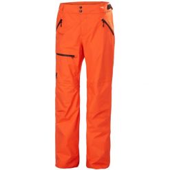 Spodnie narciarskie z kieszenią cargo Helly Hansen Sogn. Czerwone spodnie sportowe męskie Helly Hansen, m, bez wzorów, narciarskie. Za 768.50 zł.