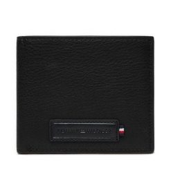 Portfel Tommy Hilfiger. Czarne portfele męskie Tommy Hilfiger, bez wzorów. Za 239.99 zł.